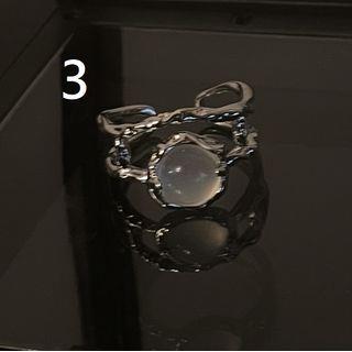 Alloy Open Ring / Set 03 - 1pc - Silver | Lilafey by Lilafey