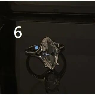 Alloy Open Ring / Set 06 - 1pc - Silver | Lilafey by Lilafey