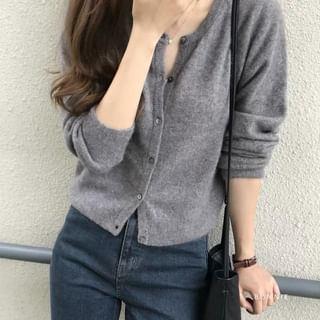 Plain Cardigan Gray by Muezz