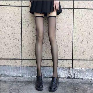 Sheer Polyester Stocking SW - Black by Mimiyu