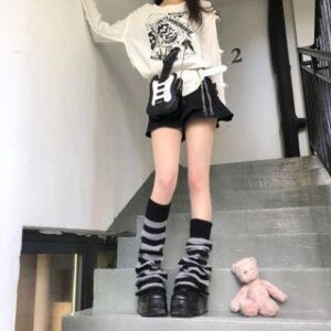 Slouchy Leg Warmers fashion styling inspiration