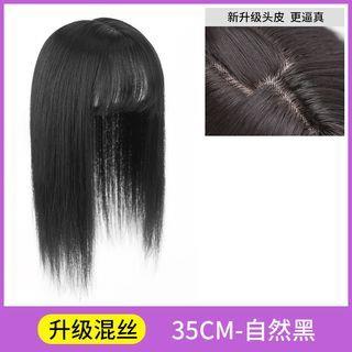 Hair Fringe (Various Designs) Hair Top - Natural Black by Jasmintinea