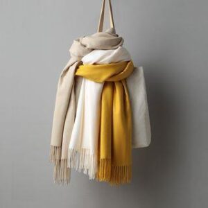 Plain Scarf Gray - 205cm x 70cm 251235421