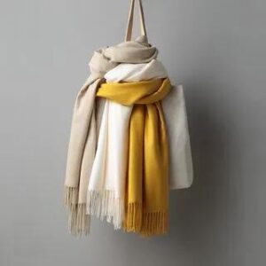 Plain Scarf Yellow - 205cm x 70cm 251235424