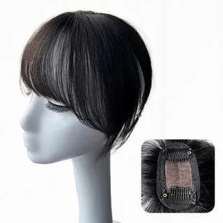 Hair Fringe French Bangs - Black Brown by Pin Show