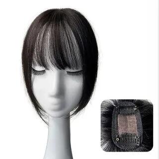 Hair Fringe Air Bangs - Black Brown by Pin Show