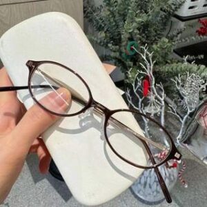 Oval Glasses Transparent Purple | Aisyi 251455827