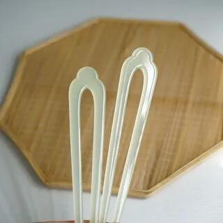Set of 2: Vintage Hair Stick Set of 2 - Light Green | YUGO by YUGO