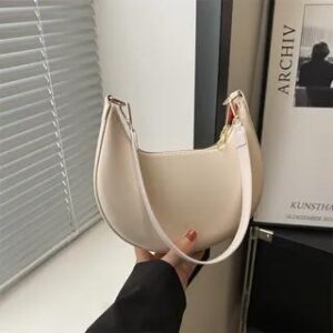 Faux Leather Light Tote Bag White 258807883