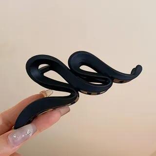 Plain Hair Claw Hair Clip - Black | Calafa by Calafa