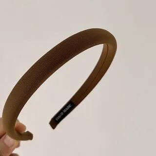Plain Fabric Headband Brown by Sesori