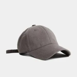 Plain Baseball Cap Gray 258813266