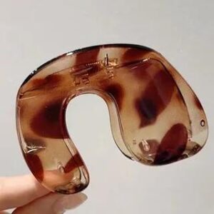 Plain Hair Claw 6 - Leopard | Daeuni 258813643