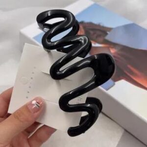 Wavy Hair Claw WCXA5-1 - Black | Allyrinta 258819699
