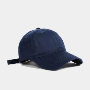 Plain Baseball Cap Navy Blue 258819764
