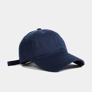 Plain Baseball Cap Navy Blue by Nikifa