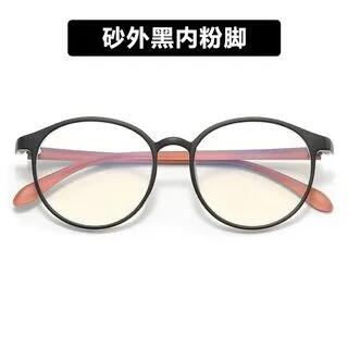 Round Blue Light Blocking Eyeglasses 03 - Black | iLANURA by iLANURA