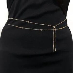 Alloy Layered Waist Chain 2825 - Gold | Drexxiax 258824587