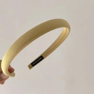 Plain Fabric Headband Yellow | Sesori by Sesori