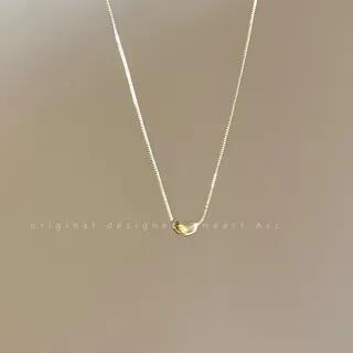Bean Pendant Necklace Gold | Wandoli by Wandoli