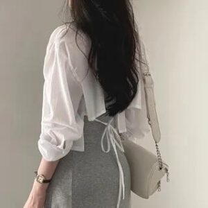 White Blouse With Corset fashion styling inspiration
