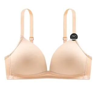Plain Wireless Bra Nude - 34/75AB by Wildery