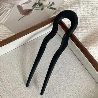 Plain Hair Pin 07# - Black | Mentosi by Mentosi