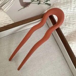 Plain Hair Pin 01# - Orange | Mentosi 259835086