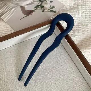 Plain Hair Pin 04# - Navy Blue | Mentosi by Mentosi
