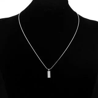 Unisex Bar Necklace 1209 - Silver - 45cm | Juanitro by Juanitro
