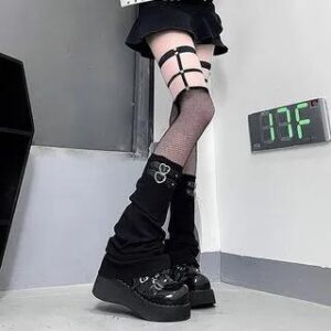 Fishnet Stocking / Leg Warmers / Garter / Set Only Stocking - White 260367494