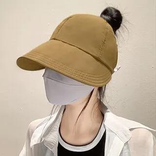 Plain Open Top Sun Hat Ciffee by Pompabee