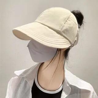 Plain Open Top Sun Hat Light Almond by Pompabee