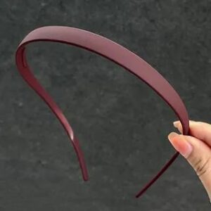 Plain Headband Wine Red 261648878
