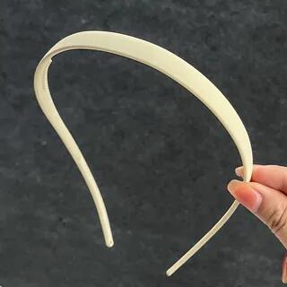 Plain Headband Off-White by moliveny