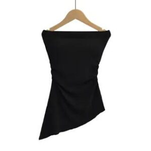 Black Strapless Top fashion styling inspiration