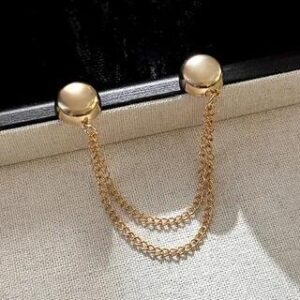 Magnetic Chain Shirt Cinch Clip (Various Designs) Gold | Ordinario 263902230