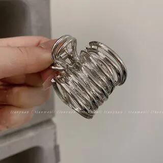 Ponytail Hair Claw 1pc - Silver by Mentosi