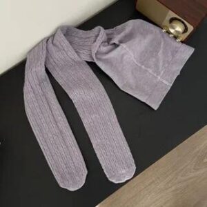 Jacquard Tights Purple 266126550