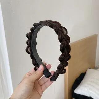 Braided Wig Headband (various designs) 05 - Dark Brown by Mentosi