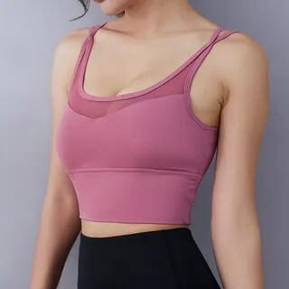 Sport Bra Top Pink by Skinniano