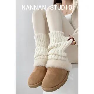 Terry Leg Warmer Off White by Shira