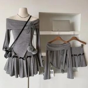 tiered mini skirt fashion styling inspiration