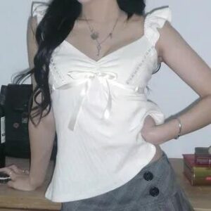White Ruched Camisole: A Versatile Piece Worth Dressing Up White Ruched Camisole fashion styling inspiration