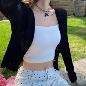 Navy Cardigan Over Tank: An Effortless Fashion Styling Guide Navy Cardigan Over Tank fashion styling inspiration