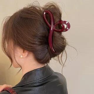 Acrylic Hair Claw Clip Red | Show Mind by Show Mind
