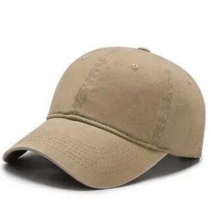 Distressed Baseball Cap Khaki 279103127