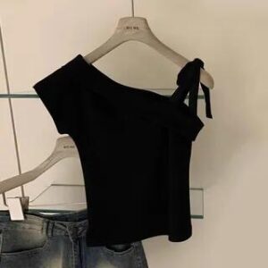 The Black Halter Crop Top Edit: Modern Outfit Ideas Black Halter Crop Top fashion styling inspiration