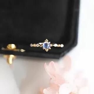 Gemstone Ring Gold | pexrl jewelry by pexrl jewelry