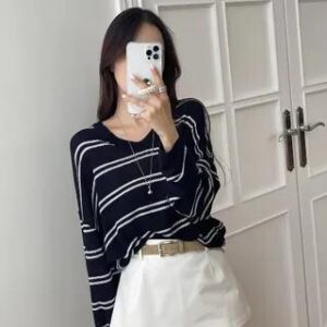 Black-And-White Layered Polo Outfit fashion styling inspiration